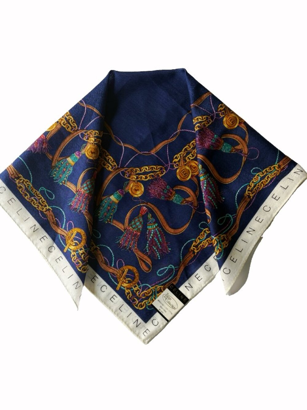 NWT Celine Cotton Scarf / Handkerchief